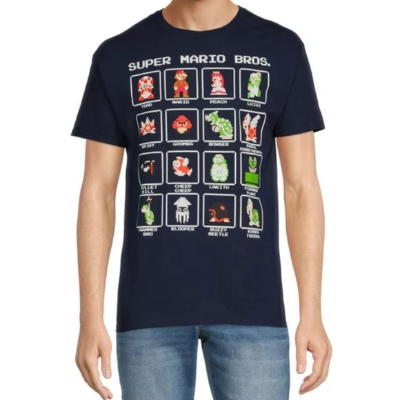 NINTENDO SUPER MARIO BROTHERS MENS TSHIRT NEW WITH TAGS 3XL GAMER OLD SCHOOL VTG - Picture 2 of 9